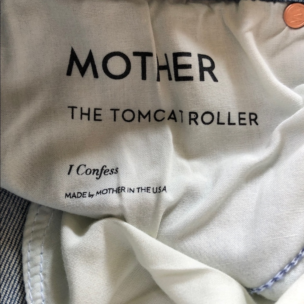 Mother Superior The Tomcat Roller in I Confess Light Wash Jeans 28 - Picture 8 of 14